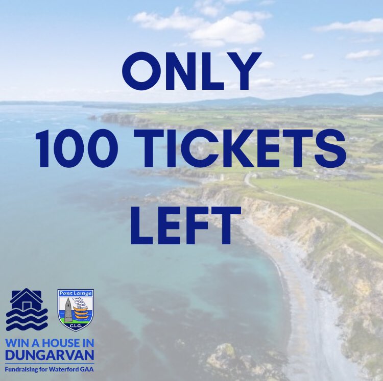 Only 100 tickets left.. Be sure to be quick if you want to get your hands on one…