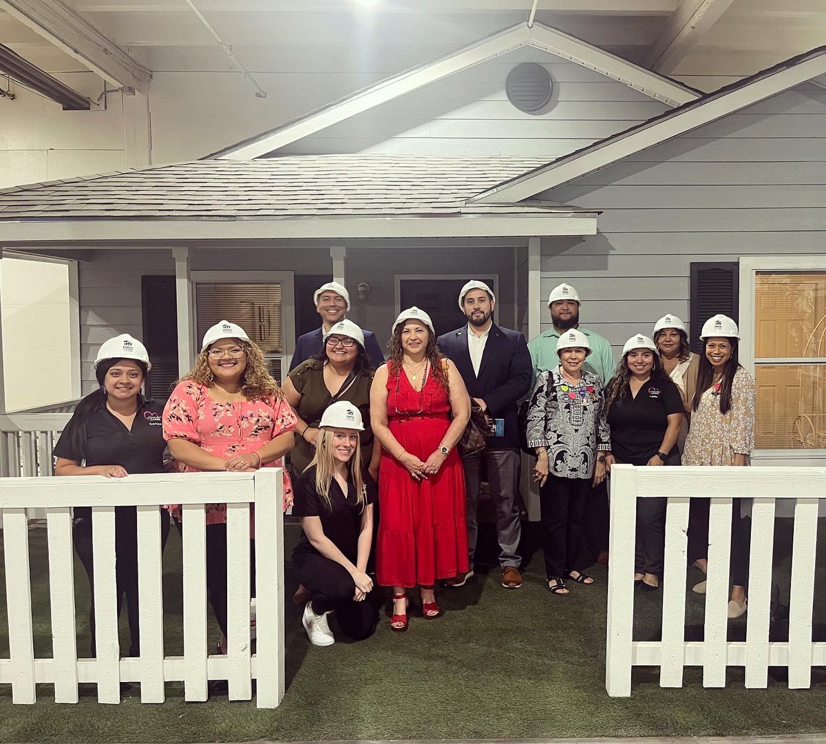 cavendercares's tweet photo. Our Cavender Cares Ambassadors put on their hard hats today and learned about @HabitatSATX and the great things they do in our community! 
They plan to build 60 homes in the San Antonio area this year! We think it’s time Cavender Auto Group help build a home! 🏠
#CavenderCares https://t.co/Z5tri5K7Rm