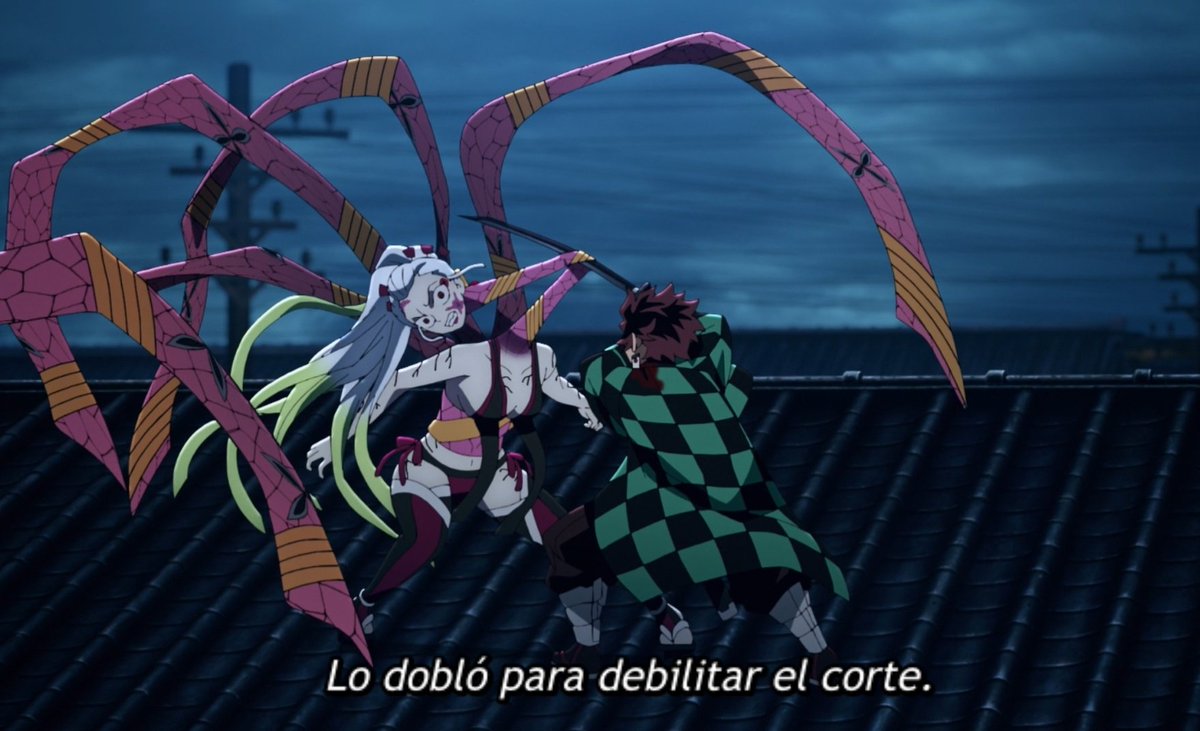 Nela_ELF_'s tweet photo. Y la escena en el techo ufffff 😎🤌🏻
Hermosa 

#DemonSlayer  #kimetsuNoYaiba 
#DistritoRojo https://t.co/CsDzGmfvQP