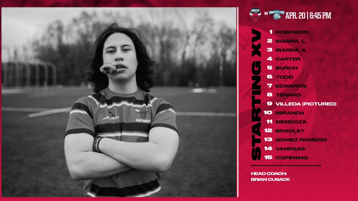 GoBullsPrep's tweet photo. Bulls Prep Rugby has been waiting 11 months to get back on the field!  First step towards an @BeNobleLeague title begins TONIGHT against Muchin at Speer Academy.

#ByTheHorns https://t.co/2SvG2EQAA3