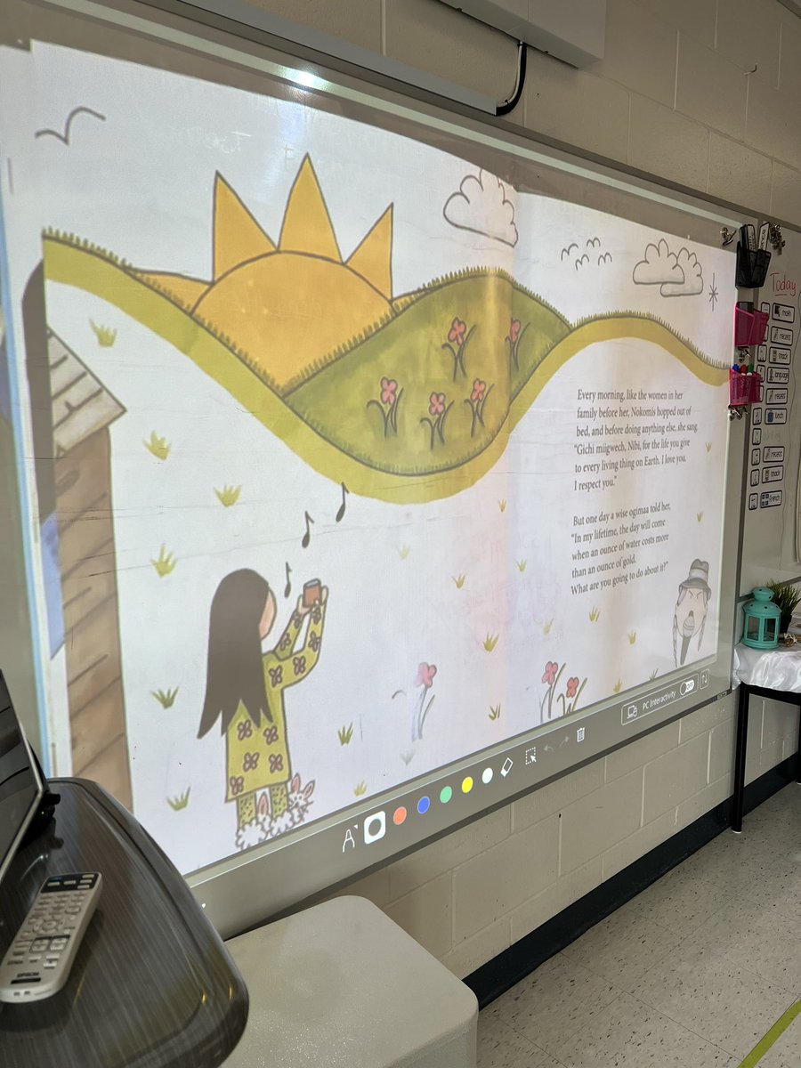 MrsDallasOCSB's tweet photo. We listened to a reading of The Water Walker and discussed the importance of water in our every day lives. 🌍 💧
@PrincePeaceOCSB
@ocsbEco
#ocsbEco #ocsb #ocsbOutdoors #EarthDay2023 #EarthMonth #ocsbIndigenous #WaterWalker https://t.co/pZQ9f3g1zE