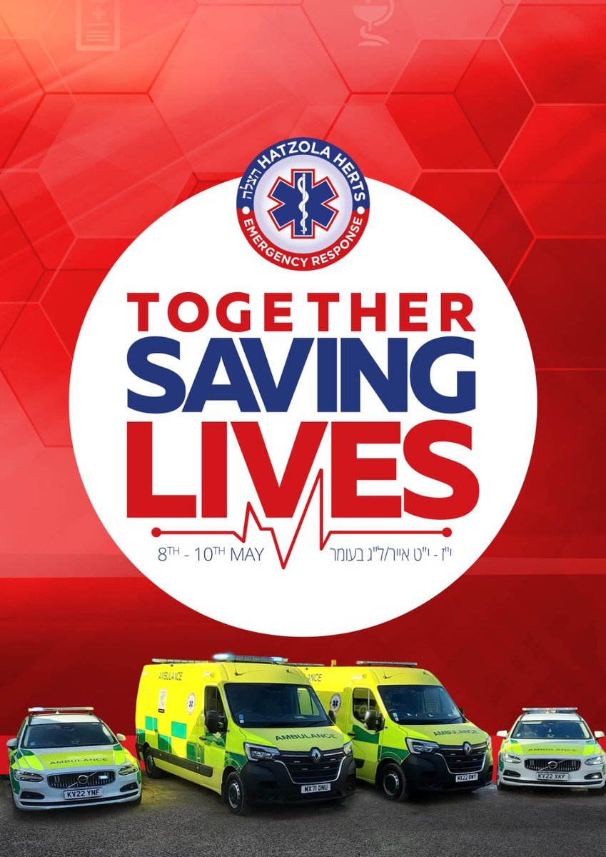 HatzolaHerts's tweet photo. It’s getting close! Our annual Lag BaOmer fundraiser is just around the corner! #TogetherSavingLives #HatzolaHerts https://t.co/azAI916CyF