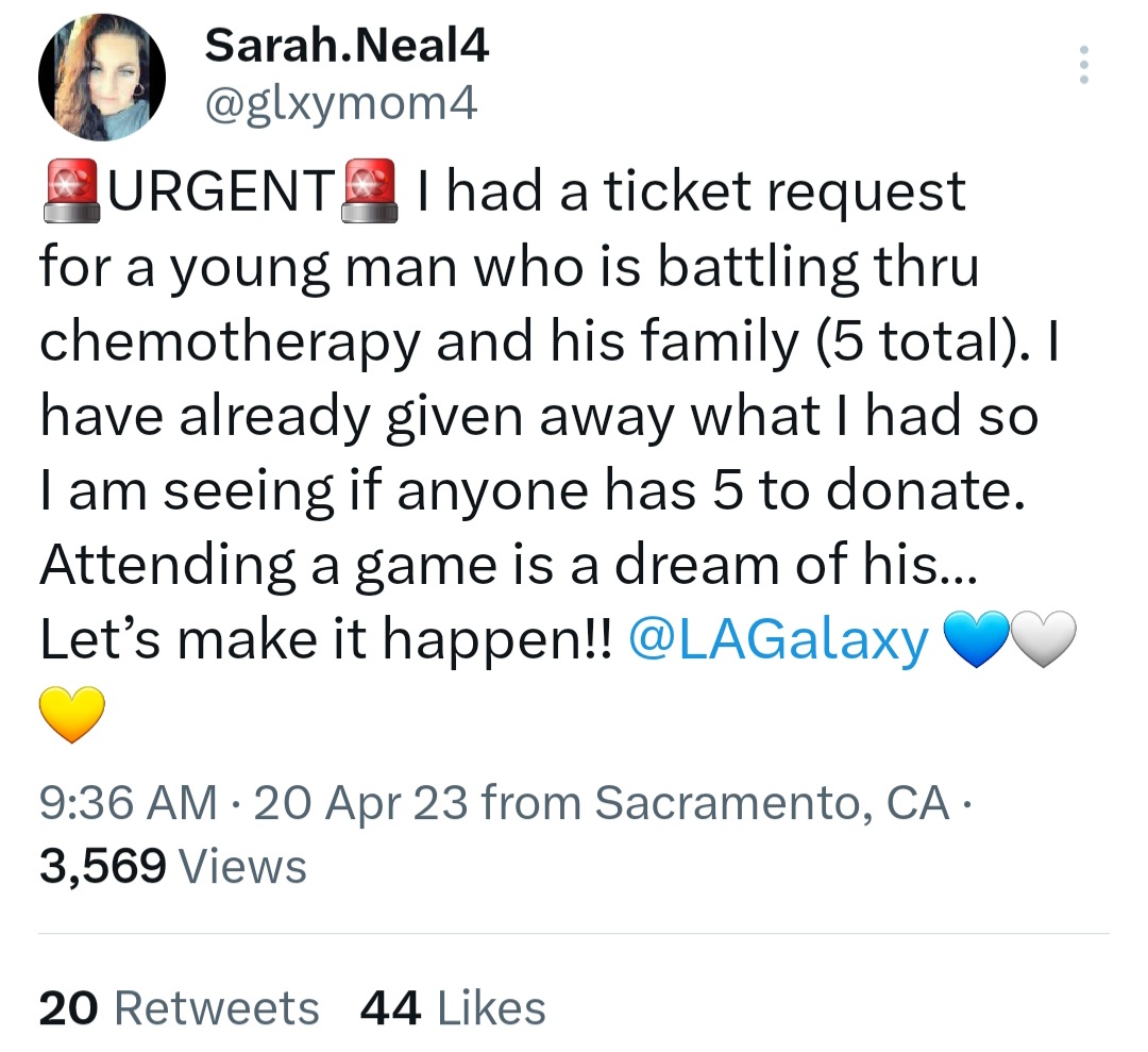 LAFCKevinBaxter's tweet photo. Galaxy Supporter groups ask fans to "Hold the Line" and to not donate tickets to this family. https://t.co/cKCpSGUGZn