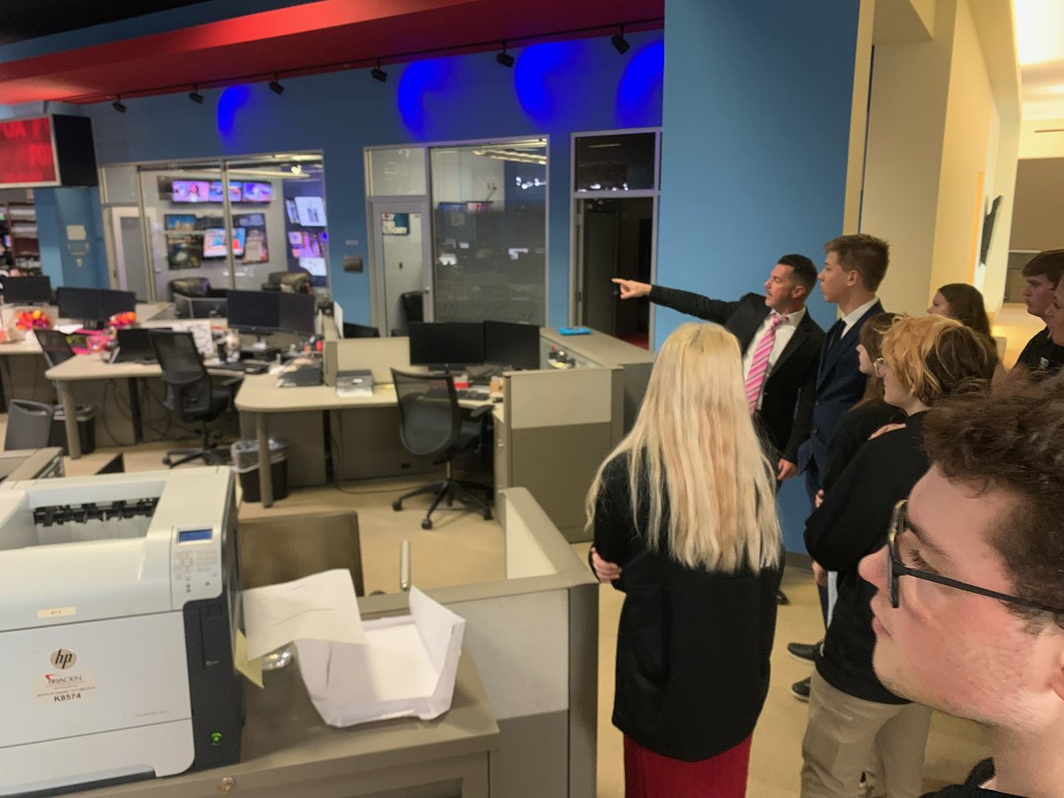 westcentralcte's tweet photo. Radio &amp; TV students had the opportunity to tour @FOX59 today, and meet the morning news anchors. 🎥 Thanks for having us! #cte #radiotv #wbtv https://t.co/6ayMABthyd