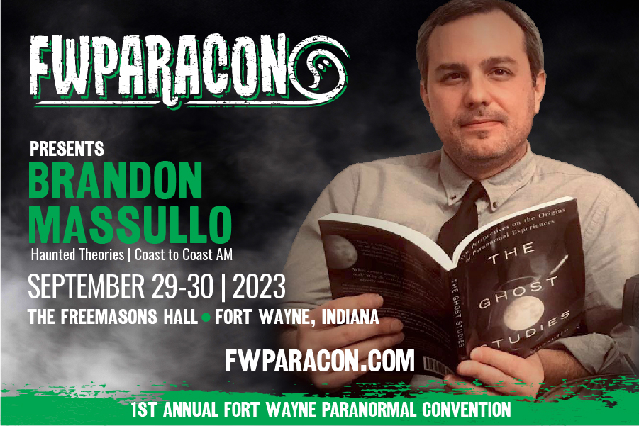 FWParaCon's tweet photo. Get your tickets to meet Brandon in Fort Wayne, IN! https://t.co/W5lkOAfM71 He is a clinical therapist, author &amp; parapsychologist with graduate degrees in clinical counseling &amp; psychological research-his research is centered on environmental sensitivity &amp; ghostly encounters. https://t.co/2xoiW6qtVm
