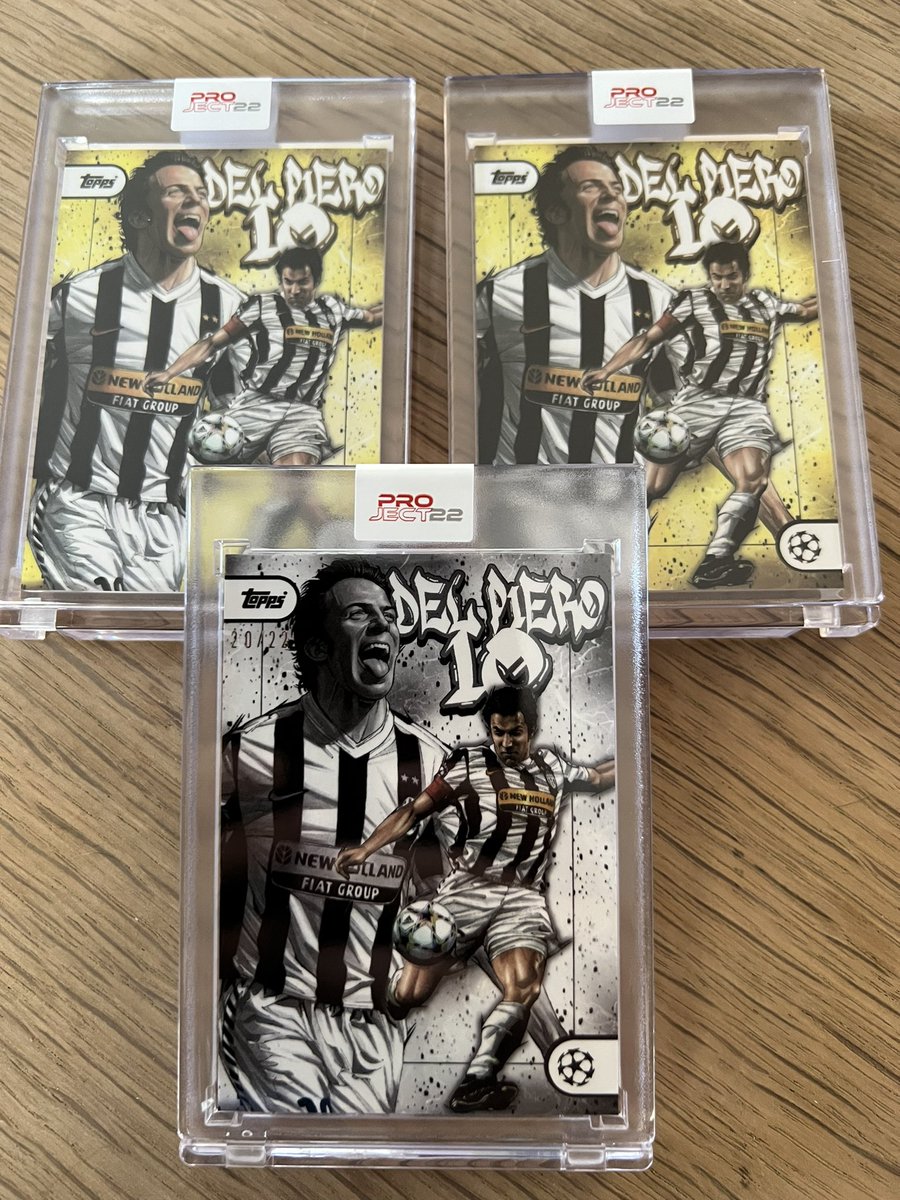 Picked up an old hobby from my boyhood days, but collecting footballcards in 2023 is something else. Really something else. Coolest stuff so far is this. #Topps #DelPiero #Juventus