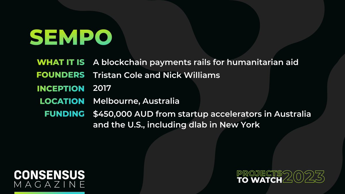 "In Vanuatu … most people are unbanked," <a href="/teamsempo/">Sempo</a> co-founder <a href="/tristanhcole/">Tristan Cole</a> tells <a href="/cheyenneligon/">Cheyenne Ligon</a>.

"So that’s what really inspired me … there’s still so many people who don’t have access to things that we take for granted.” 

From #ProjectsToWatch2023: trib.al/mxmqpgX