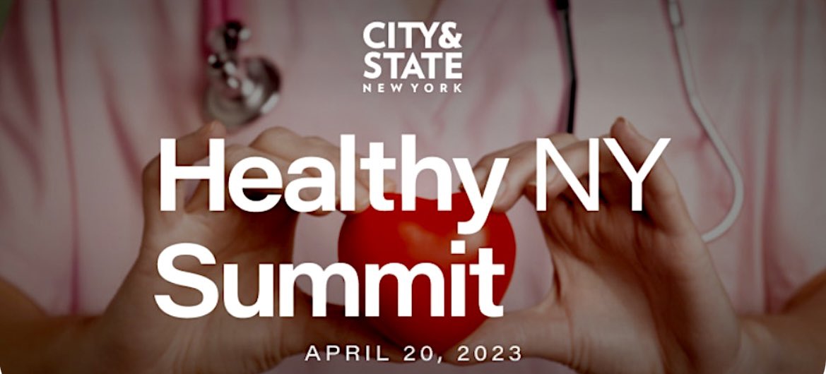 Thanks @CityAndStateNY for today’s convening on #Health featuring @NYCHealthCommr Ashwin Vasan and many other NYS and NYC #policy experts. #HealthyNYSummit