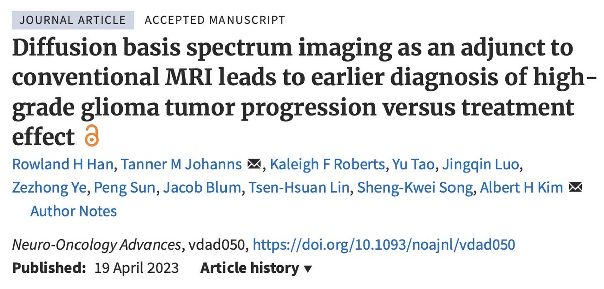 Albert H. Kim (@alberthkimmdphd) on Twitter photo Great job <a href="/rowland_han/">Rowland Han, MD</a> on using DBSI for noninvasive prediction of pseudoprogression in gliomas! @WashuBTC <a href="/WashUNeurosurg/">WashU Med Taylor Family Department of Neurosurgery</a> Great job <a href="/rowland_han/">Rowland Han, MD</a> on using DBSI for noninvasive prediction of pseudoprogression in gliomas! @WashuBTC <a href="/WashUNeurosurg/">WashU Med Taylor Family Department of Neurosurgery</a>