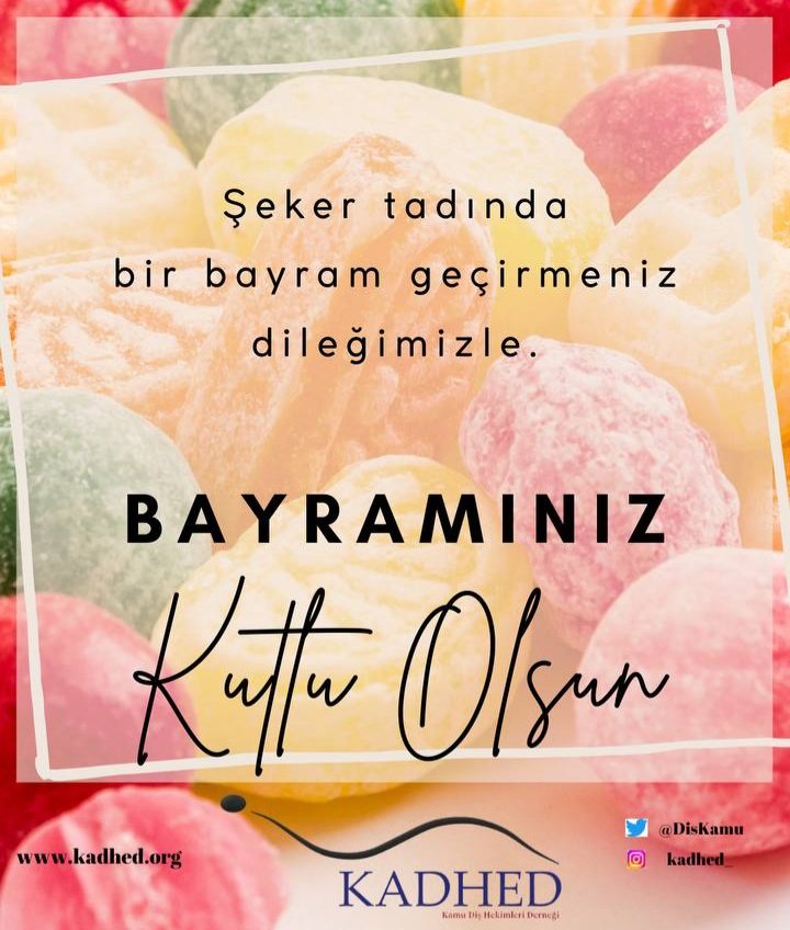 Deprem sonrasında hüzünlü geçireceğimiz ilk bayramın, aydınlık günlerin de habercisi olması dileğiyle; Bayramınız kutlu olsun...