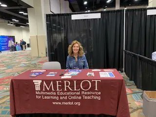 We are having fun at OLC Innovate this week in Nashville! Stop by the MERLOT booth to say hello! @OLCToday #OLCInnovate #Innovate2023