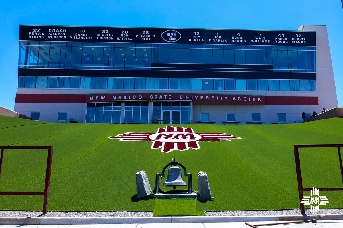 We heard that a lot of you wanted the Zia on the hill... #AggieUp