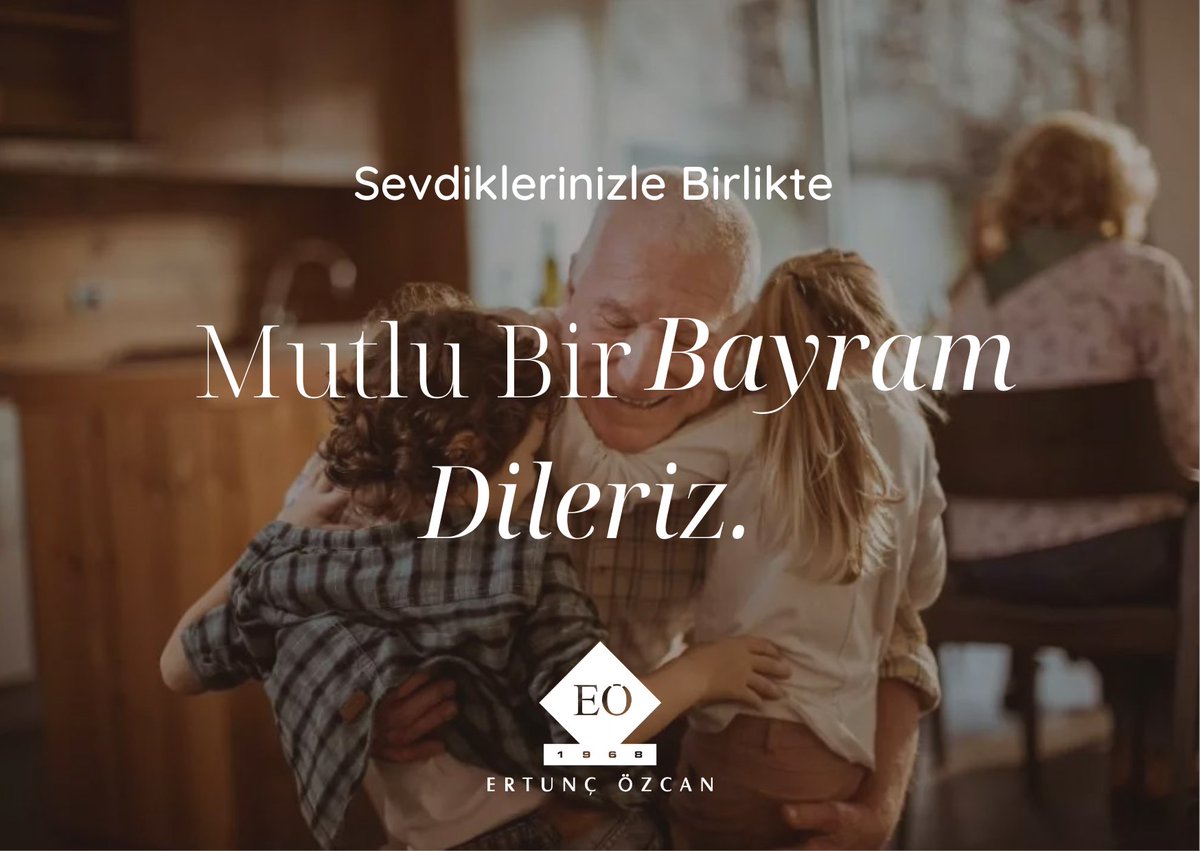Sevdiklerinizle bir arada, sağlıklı ve mutu bir bayram geçirmeniz dileğiyle. Bayramınız kutlu olsun.