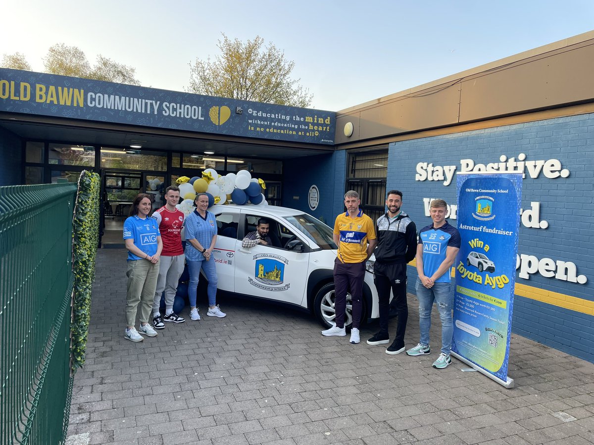 OldBawnCS's tweet photo. ⭐️⭐️Thanks to our staff, students &amp; our community for attending our raffle launch on Tuesday evening. ⭐️⭐️

Great to see so many people who are passionate about  sport, health &amp; well-being. 

Tickets on sale for our monster raffle. First prize Toyota Aygo https://t.co/oOzp4sExwE https://t.co/tmlx9mFaYL