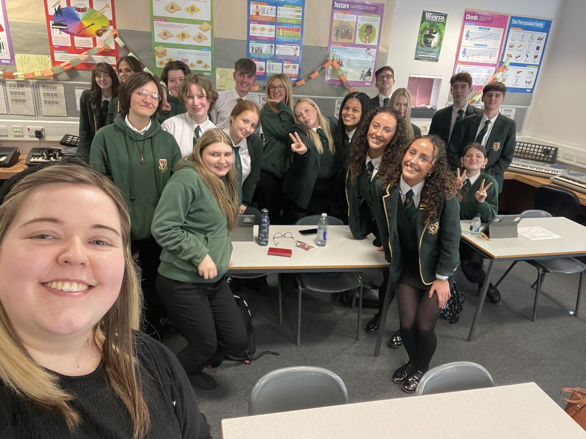 MissDempsterMus's tweet photo. Wishing my Highers all the best, whether they are leaving or staying on, they have been an absolute pleasure! 🎸🎼🎹 https://t.co/0btJVGZYl1
