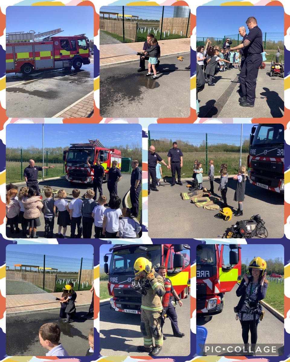 We had a very exciting afternoon! We had a special visit from <a href="/Tyne_Wear_FRS/">Tyne and Wear Fire and Rescue Service</a> . We met some fire fighters who showed us all of their equipment. We learned lots and loved trying out some of the equipment. Huge thank you to <a href="/Tyne_Wear_FRS/">Tyne and Wear Fire and Rescue Service</a> and one of our parents for organising!🤩🔥🚨
