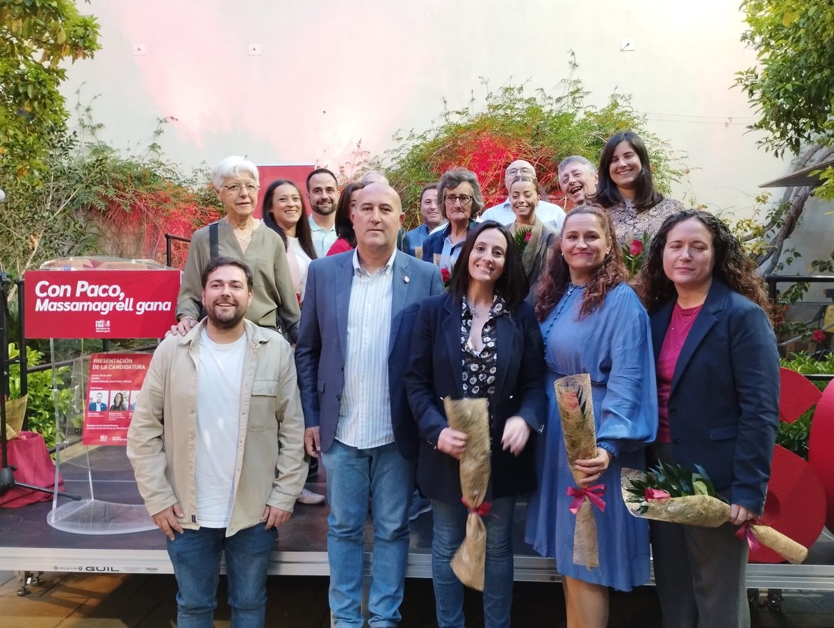 Rebeca_Torro's tweet photo. 🌹 @Paco_Gomez_  serà de nou alcalde de Massamagrell i amb el #ElPresident @ximopuig 

✅  Suprimirem els passos a nivell

✅  Culminarem la Gombalda

✅  Obrirem el centre de diversitat funcional

✅  Seguirem millorant les freqüències dels ferrocarrils https://t.co/kbyEL89FCZ