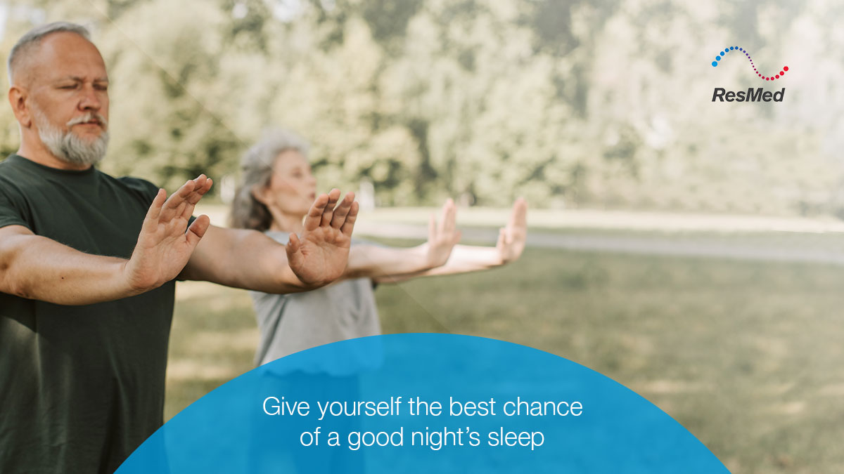 Resmed's tweet image. It can take time to adjust to a new #CPAPtherapy routine. Here are a few tips to adapt:
1. Practice using your #CPAPmachine during the day
2. Make sure your mask fits properly
3. Set up your machine before bedtime 
Learn more on #SleepApnea therapy: bit.ly/43Q7MS3