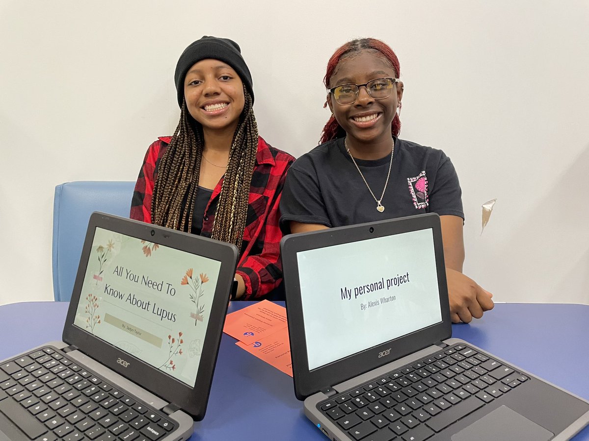 C_Keen17's tweet photo. Our Meade High students sharing their Personal Projects with parents, community members, and middle school students. @MeadeIB @aacps_ib @principal_durr https://t.co/VChs9kyyGm
