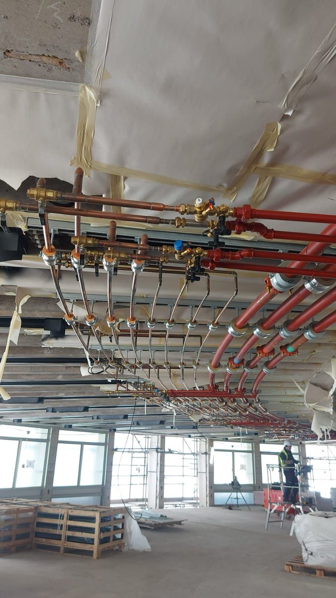 TwoPlumbing's tweet image. Installing pipes with bent shapes,
Valves in place, no room for mistake.
With hard work and sweat, we get it done,
A plumbing system built to run.

#PipeWorkInstallation #PlumbingDoneRight #BendedPipes #Valves #HardWork