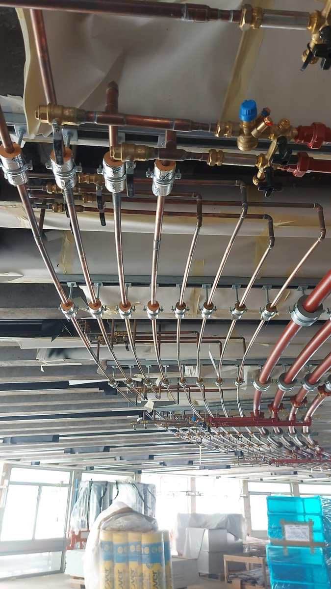TwoPlumbing's tweet image. Installing pipes with bent shapes,
Valves in place, no room for mistake.
With hard work and sweat, we get it done,
A plumbing system built to run.

#PipeWorkInstallation #PlumbingDoneRight #BendedPipes #Valves #HardWork