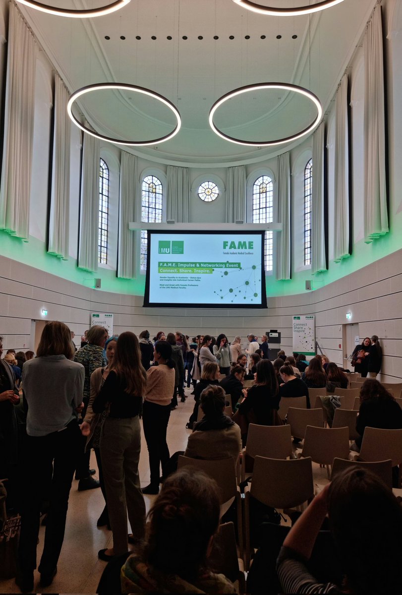 What a privilege to attend and network in a wonderful meeting full of Medical Female Power 💪👩🏻‍⚕️👩🏻‍🔬#FAME <a href="/LMU_Muenchen/">Universität München</a> <a href="/HelmholtzMunich/">Helmholtz Munich | @HelmholtzMunich</a> <a href="/LungHealthMUC/">Institute of Lung Health and Immunity</a> @LMU_Uniklinikum <a href="/MSubklewe/">MariSubklewe</a> <a href="/MCSP_LMU/">MCSP - Munich Clinician Scientist Program</a> <a href="/lmu/">LMU</a> <a href="/IngaKoerte/">Inga Koerte</a> <a href="/Baldauf_Lab/">Baldauf Lab</a> <a href="/EleZeggini/">Eleftheria Zeggini</a>