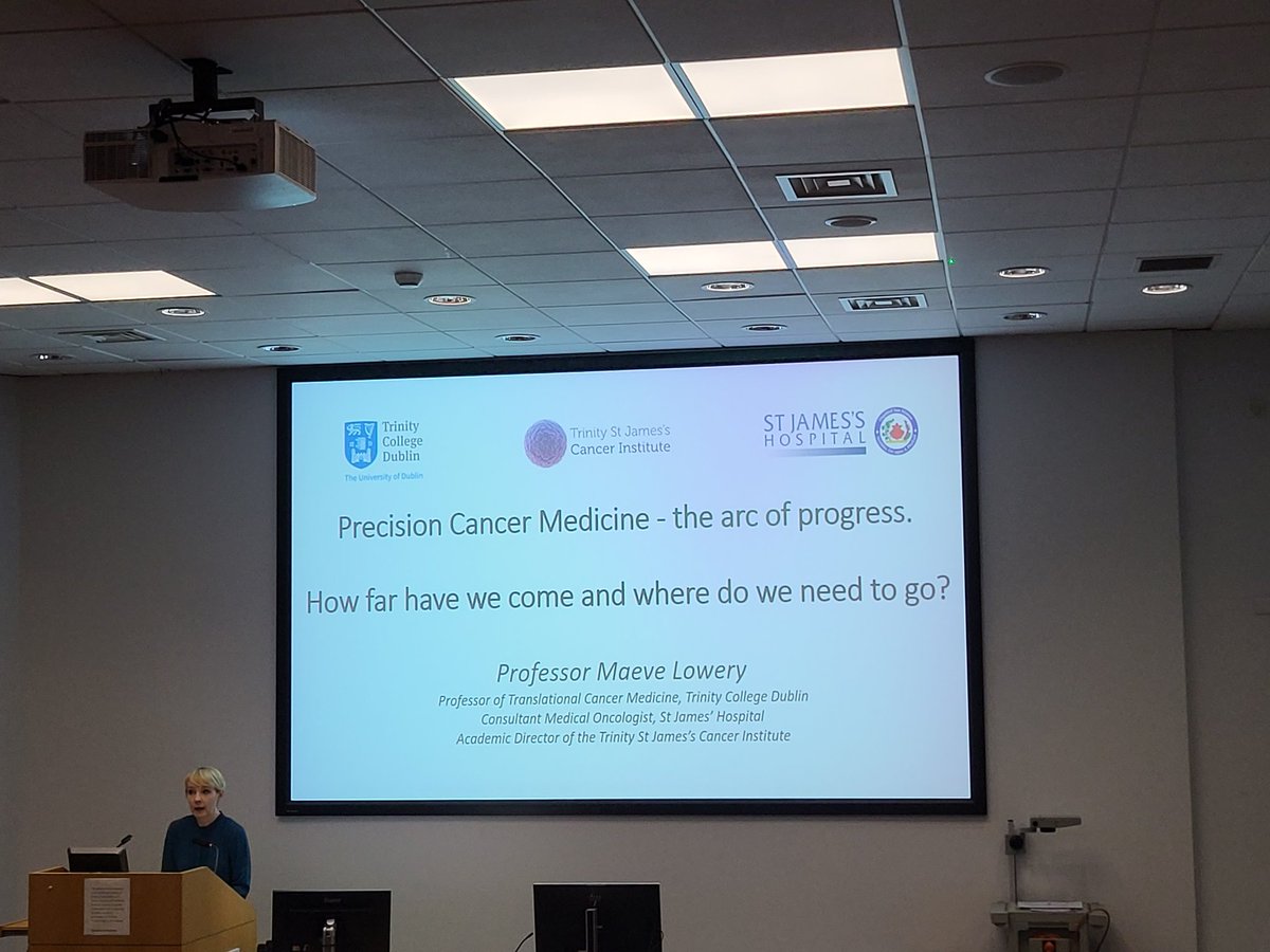 Congratulations to Professor Maeve Lowery on an insightful and stellar inaugural lecture this evening @TCDTMI @CancerInstIRE @stjamesdublin @TrinityMed1 #cancer #personalisedmedicine