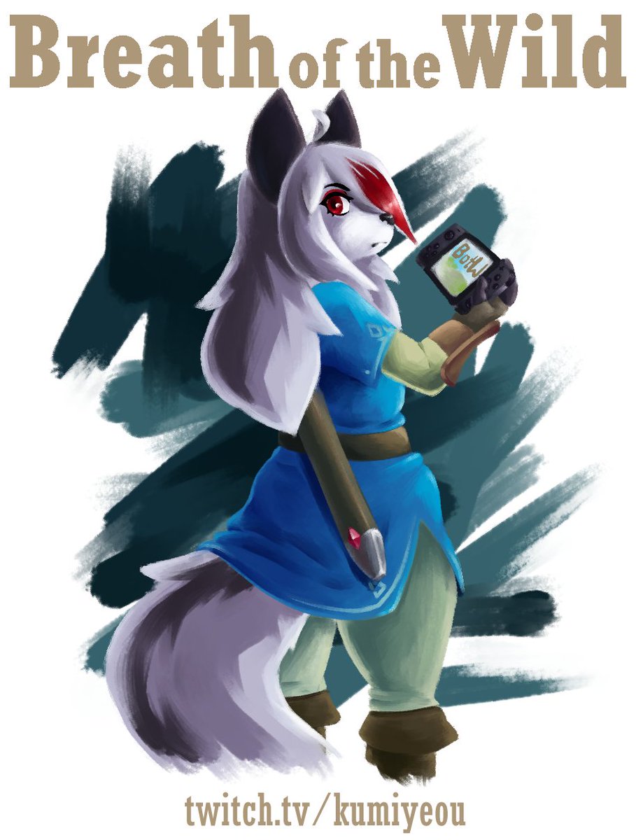 a fox with KNIFES on Twitter "more breath of the wild tonight at 5pm