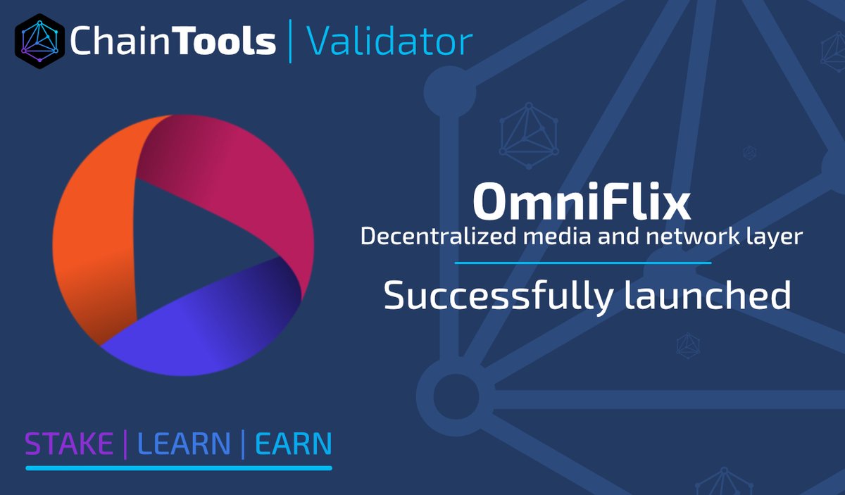 ChaintoolsT's tweet image. 1/ 
Exciting news!🎉 

You can now redeem your $FLIX tokens from app.streamswap.io/streams/1 and stake them on the  with our validator on explorer.chaintools.tech/omniflix/staki…

Thank you to our delegators for your support - we're thrilled to be a part of the Omniflix ecosystem! #Omniflix #Staking"