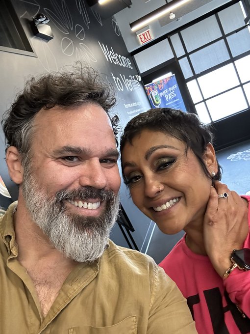 @priyaanjalirai and I waiting in line at the dispensary for4/20 @exxxotica https://t.co/Gvl4q2CtIS<a class="tags" href="/tag/priyaanjalirai">@priyaanjalirai</a><a href="/tag/exxxotica"class="tags"><span>#exxxotica</span></a>