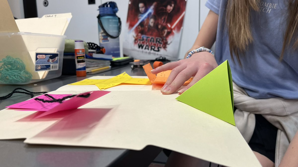 MisterNeidert's tweet photo. I’m always on the lookout for “how to do it better”… first time trying “Pull-Up Nets”… I’m excited to study surface area with my kids… I haven’t said that in a long time… thanks @TeacherThrive … @joboaler @ExploreMTBoS @OhioSchoolMath https://t.co/sP1TxRFJsJ