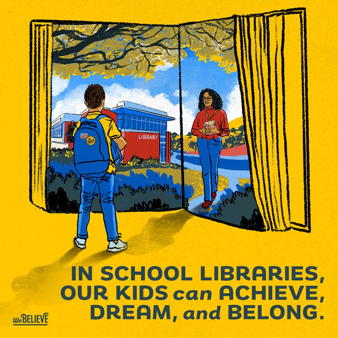 This #SchoolLibrariesMonth, our children’s books, classrooms, & libraries remain under attack. It’s more important than ever to celebrate their power in children’s lives. #BooksNotBans #SchoolLibrariesMonth RT if you agree!