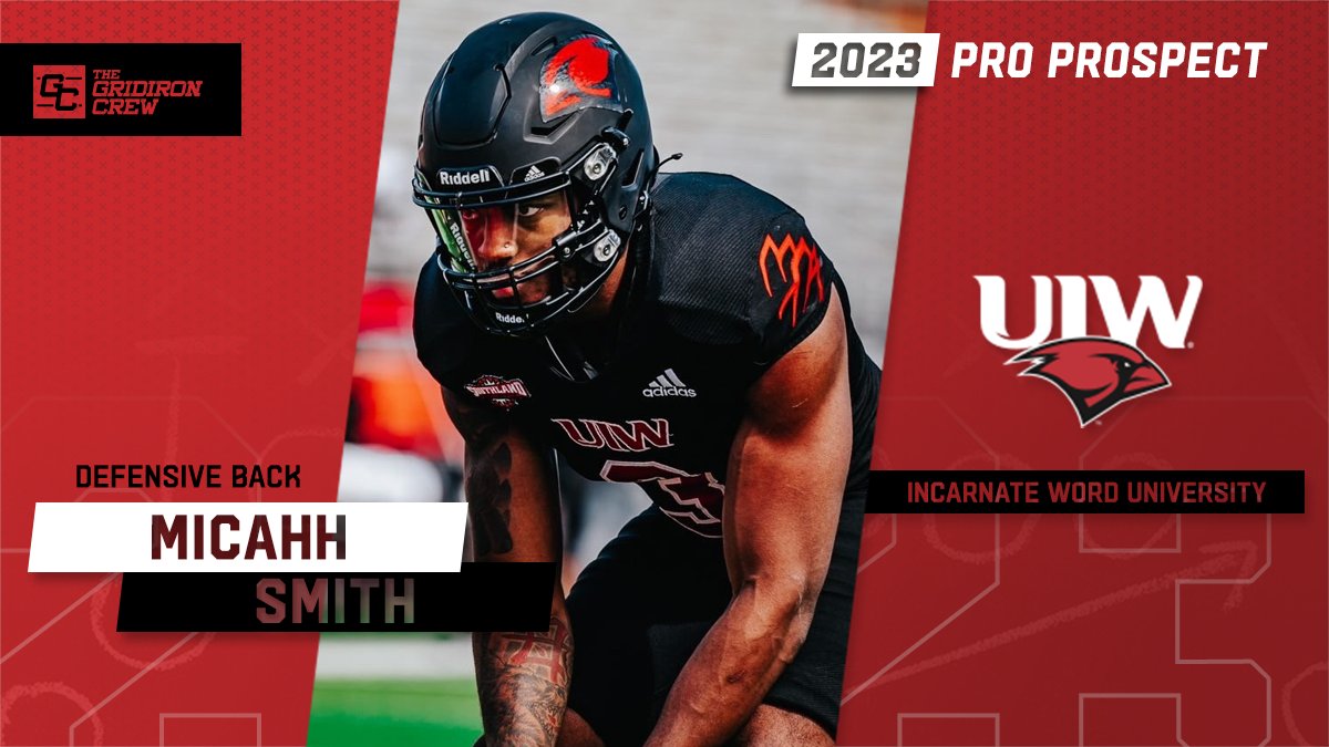 Gridiron_Crew's tweet photo. ⚠️ Attention Pro Scouts, Coaches, and GMs ⚠️

You need to look at 2023 Pro Prospect, Micahh Smith @micahhsmith_21, a DB from @UIWFootball

#2023ProProspect #DraftTwitter #NFLDraft #CFL #XFL #USFL #ProFootball 🏈

👀 See our Interview: https://t.co/ctyCVkDx0Y https://t.co/w74bD8JU5i