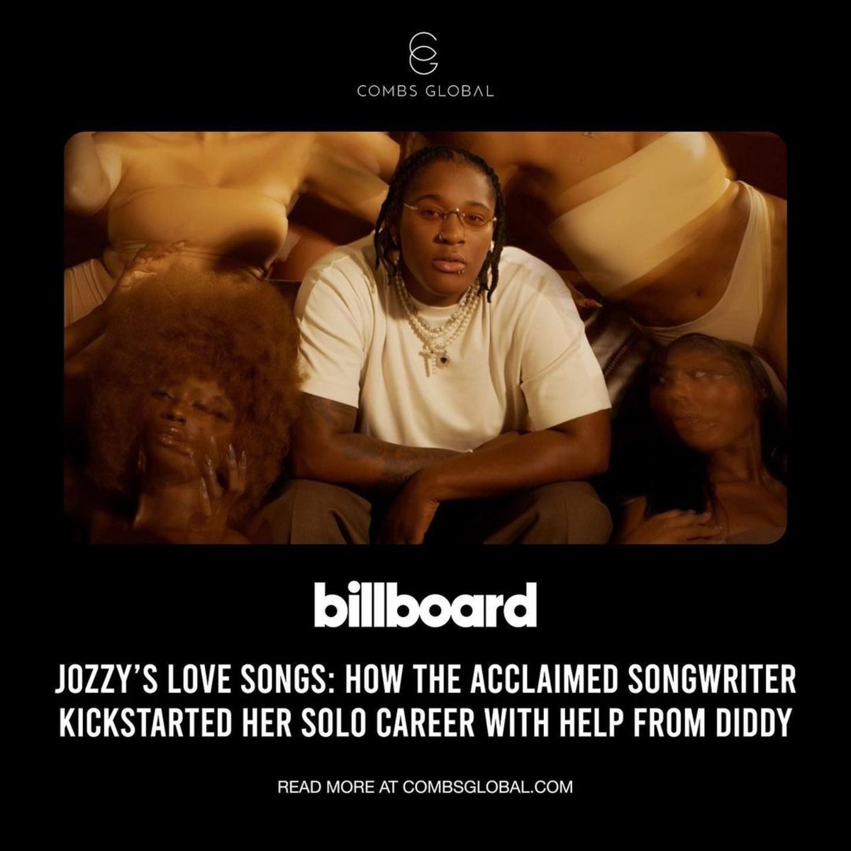 CombsGlobal's tweet image. Jozzy’s @Dopebyaccident Love Songs: How the acclaimed songwriter kickstarted her solo career with help from @Diddy. 

Read more on CombsGlobal.com