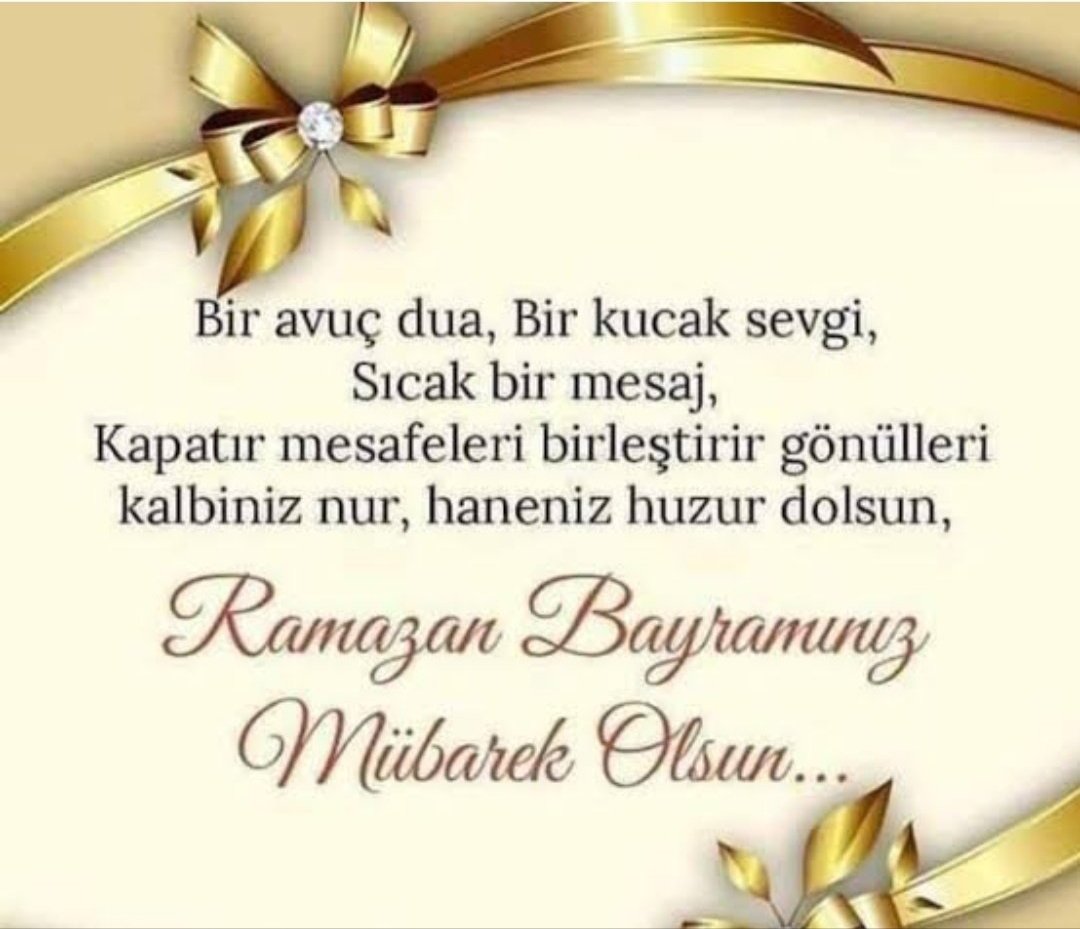 Bütün Güzel yürekli dostlarımın bayramı kutlu olsun ❤️