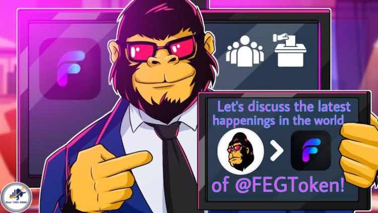Next100XGEMS's tweet photo. Let's discuss the latest happenings in the world of @FEGToken! 🗣️:

👉 Keegan Hall has been added to the #FEGToken community as an influencer.
👉 Successfully completed AMAs with @Hotbit_news, @LaTokens & @BYDFi!
👉 $FEG and #SmartDeFi have been audited by @PeckShield!
👉 Sponsors at the #MoveandPioneer event in #HongKong!
👉 Successfully completed a #Binance Feed live session!
#FEG 🦍