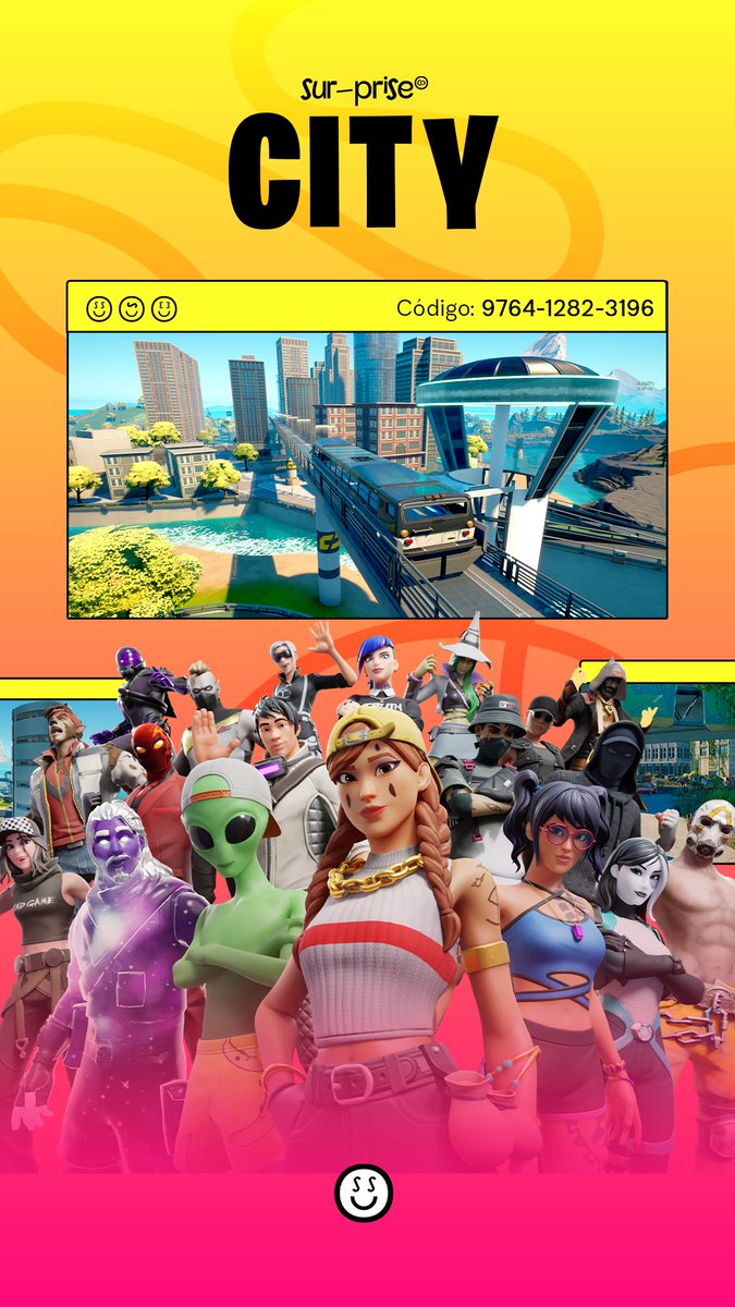 surpriseugc's tweet photo. O MELHOR MAPA DE RP DO #Fortnite CHEGOU A MAIS DE 1 MILHÃO DE PLAYERS! 🔥
🏙️ SURPRISE CITY 🏙️
🔒 CÓDIGO: 9764-1282-3196
Chama geral pra gameplay e vem pro nosso servidor, link na bio! 😎
#Fortnite #FortniteRP #FortniteBR #SurpriseCo #SurpriseCity #ModoCriativo #MapasFortnite https://t.co/gIwg4Esek5