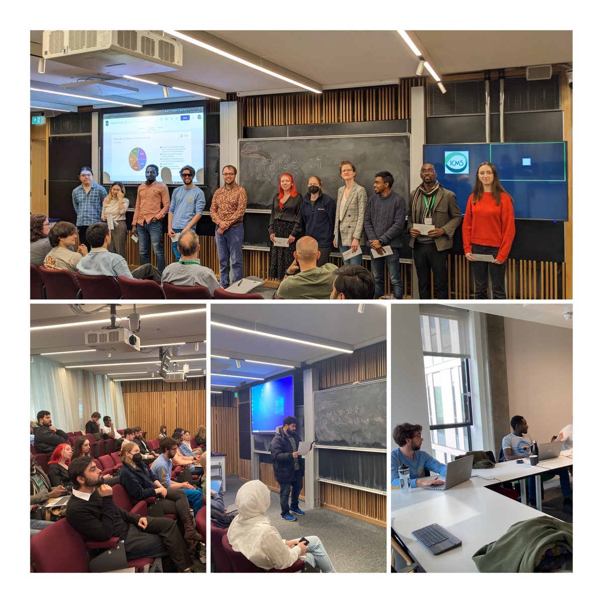 What a week <a href="/ICMS/">icms</a> modelling camp! 5 industrial problems tackled by ~30 students. Blown away by the skillz and teamwork of the next gen of mathematicians. Massive congrats to my team who successfully determined pH levels in African soil using satellite data, scooping the top 🏆