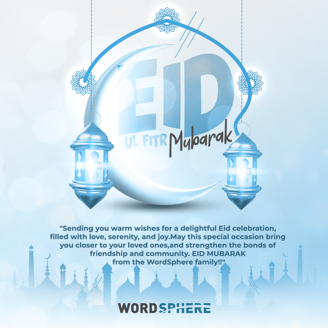wordsphereinc's tweet photo. Sending you warm wishes for a delightful Eid celebration, 
filled with love, serenity, and joy.
May this special occasion bring you closer to your loved ones,
and strengthen the bonds of friendship and community. 
EID MUBARAK from the WordSphere family!!

#Eid #EidMubarak https://t.co/HGmtvuVuHD