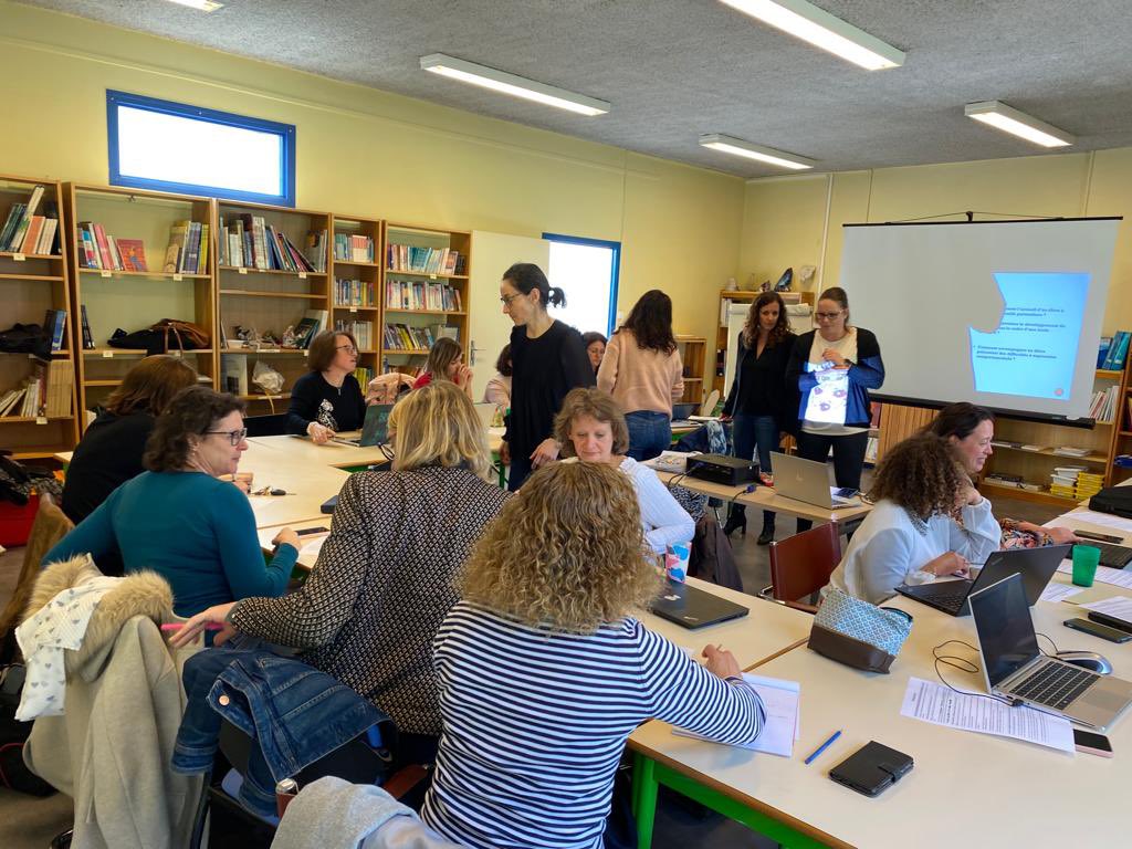 GT maternelle et ASH, une après-midi riche d’échanges entre formateurs