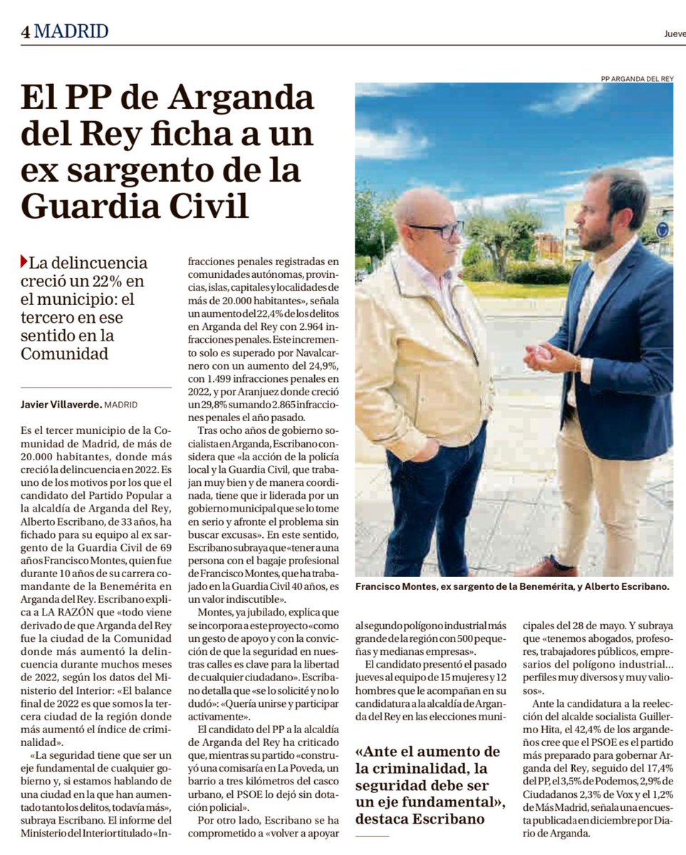 Orgulloso de la candidatura que hemos formado para recuperar los mejores años de Arganda del Rey.

27 hombres y mujeres con un bagaje profesional contrastado en todos los ámbitos de la sociedad.

Somos el reflejo de nuestra ciudad.