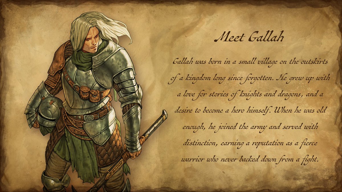 As they advanced, Gallah could sense the eyes of his soldiers and even the enemy watching him, and he knew this was his moment to shine. 

He fought with a ferocity and skill that left all who saw him in awe, proving to the world that he was indeed the hero his village had always