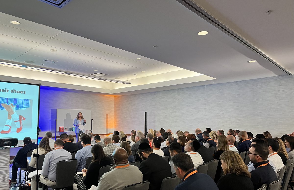 EOS Implementer <a href="/BethFahey/">Elizabeth Fahey</a> inspiring leaders at the  EOS 2023 Conference.

#EOSConf2023 #howtobeagreatboss. #Visionaries #Integrators #LMA #Entrepreneurs