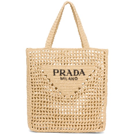 The Prada Raffia Bag is back this Spring with exciting pastel colors! A new interpretation of the emblematic Prada triangle decorates the front and is embellished with the embroidered lettering logo at the center.
.
.
.
Visit Prada on Level 1 to get the bag of the season!