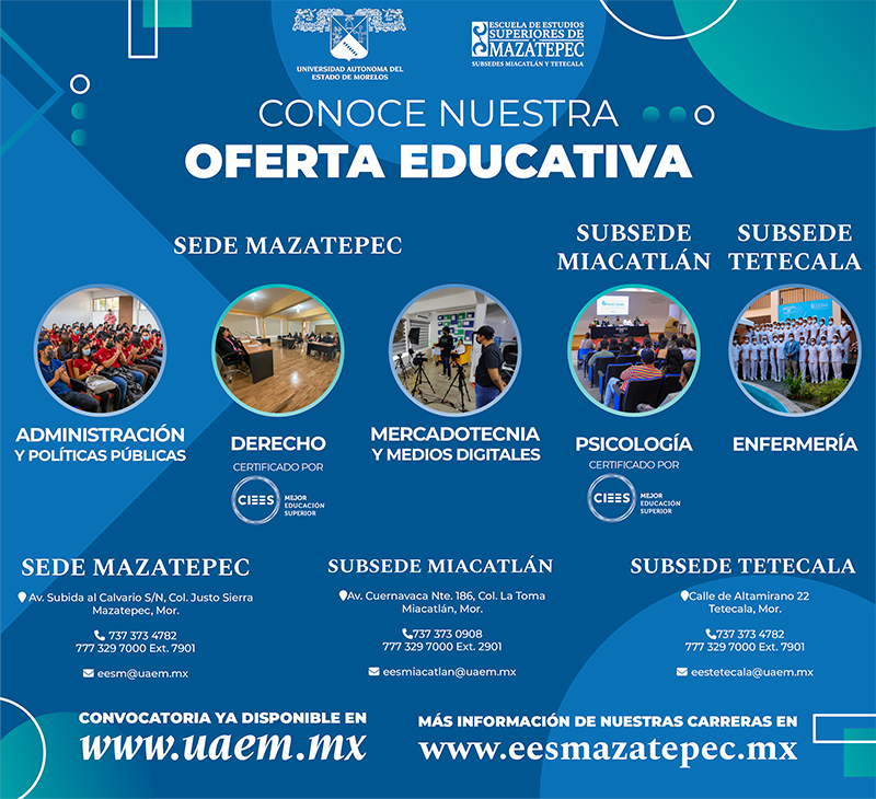 uaemorelos's tweet photo. EESMazatepec | Oferta Educativa. #UAEM https://t.co/Tt5hNx7Thv