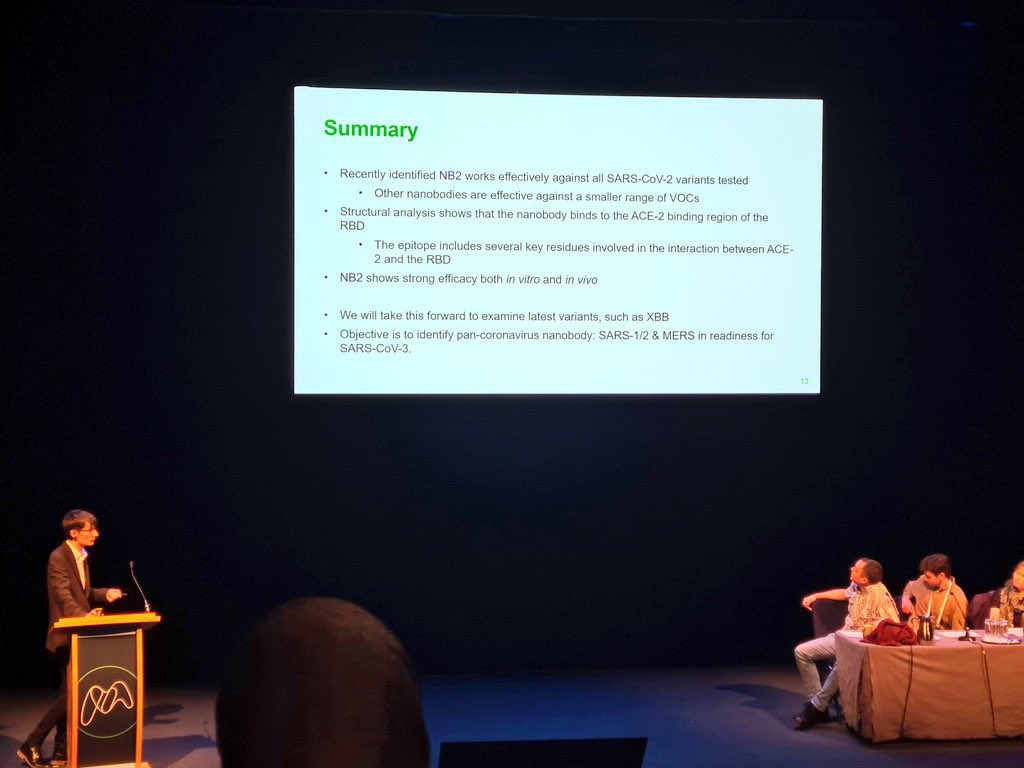 Luke00260's tweet photo. Had a fantastic time at #Microbio23. Enjoyed presenting some of our latest #nanobodies work, and everywhere you looked there was great science, talks and posters. Met some wonderful people, and really enjoyed seeing old colleagues again. https://t.co/g4p4zRzT0o