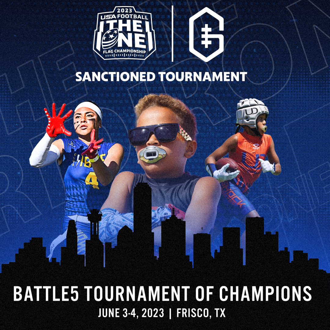 USA Football (@usafootball) on Twitter photo π¨ Register for <a href="/playgridironfb/">GridironFB</a>'s Battle5 Tournament of Champions, sanctioned by USA Football, πππππ!
ποΈ June 3-4
π Dallas, TX
π Divisions for boys & girls, ages 6U-17U
π Register here: bit.ly/3NimQT1
Division winners receive half-bids to The One! #Leve1Up π¨ Register for <a href="/playgridironfb/">GridironFB</a>'s Battle5 Tournament of Champions, sanctioned by USA Football, πππππ!
ποΈ June 3-4
π Dallas, TX
π Divisions for boys & girls, ages 6U-17U
π Register here: bit.ly/3NimQT1
Division winners receive half-bids to The One! #Leve1Up