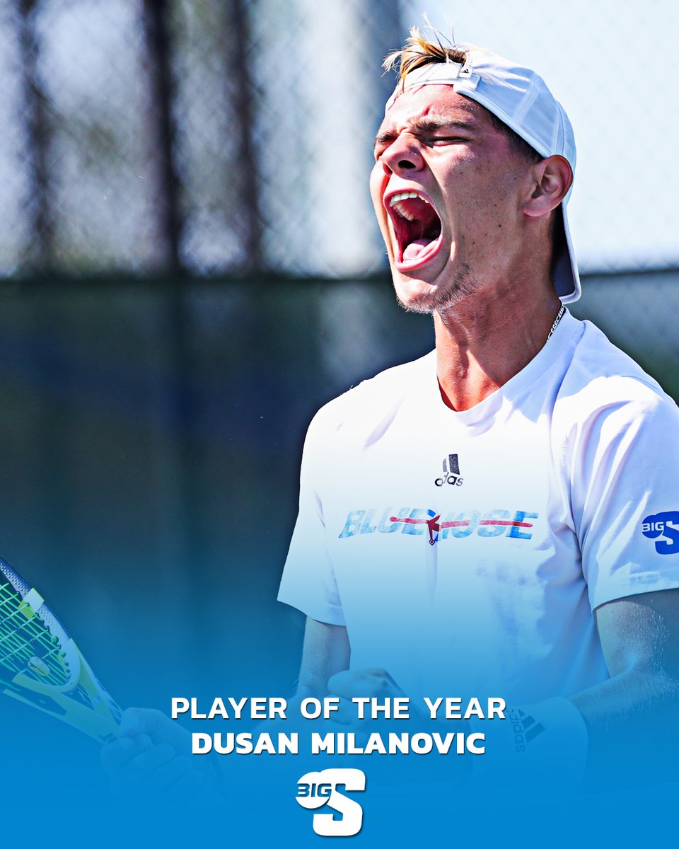 𝟮𝟬𝟮𝟯 𝗕𝗶𝗴 𝗦𝗼𝘂𝘁𝗵 𝗠𝗲𝗻'𝘀 𝗧𝗲𝗻𝗻𝗶𝘀 𝗔𝘄𝗮𝗿𝗱𝘀
 𝒫𝓁𝒶𝓎ℯ𝓇 ℴ𝒻 𝓉𝒽ℯ 𝒴ℯ𝒶𝓇 🎾🏅 

Dusan Milanovic, @PackthePondo