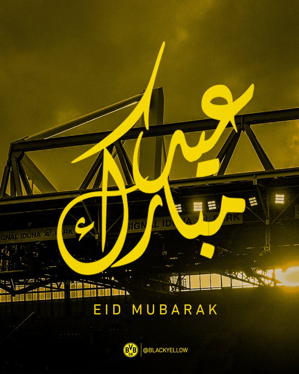 BlackYellow's tweet photo. #EidMubarak from everyone at Borussia Dortmund 💛 https://t.co/IQ0UMzuYx1