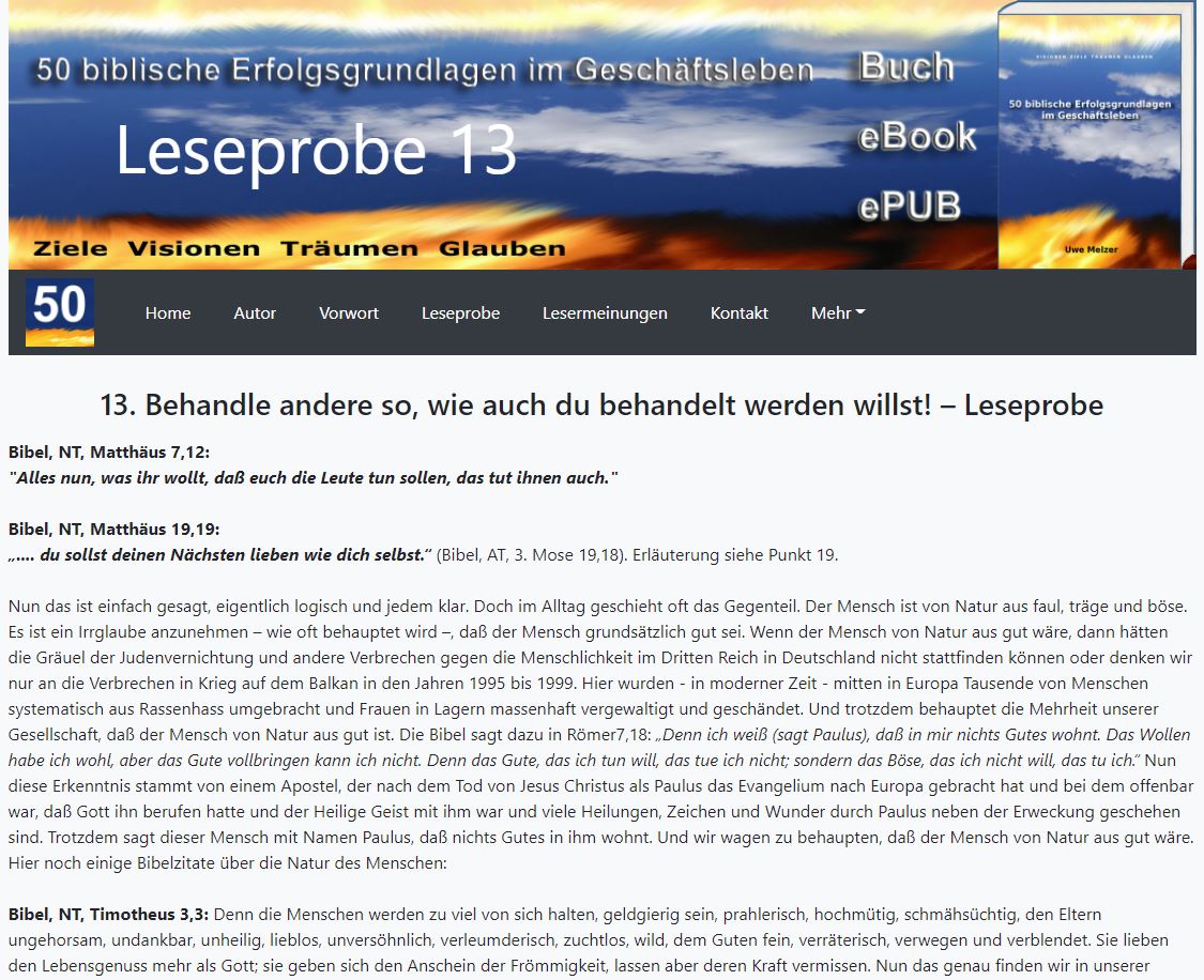 RfD_BRD's tweet photo. #Leseprobe: #Behandle andere so, wie auch du behandelt werden willst! Die #Bibel sagt: Du sollst deinen #Nächsten #lieben wie dich selbst. Aber der #Mensch ist von #Natur aus faul, träge und böse … vollständigen #Artikel #lesen: https://t.co/CfhHAm5LQt https://t.co/QxNC9VkxLZ
